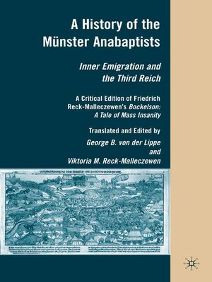cover image of A History of the Münster Anabaptists